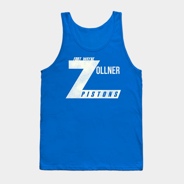 Defunct Fort Wayne Zollner Pistons Basketball Team Tank Top by Defunctland